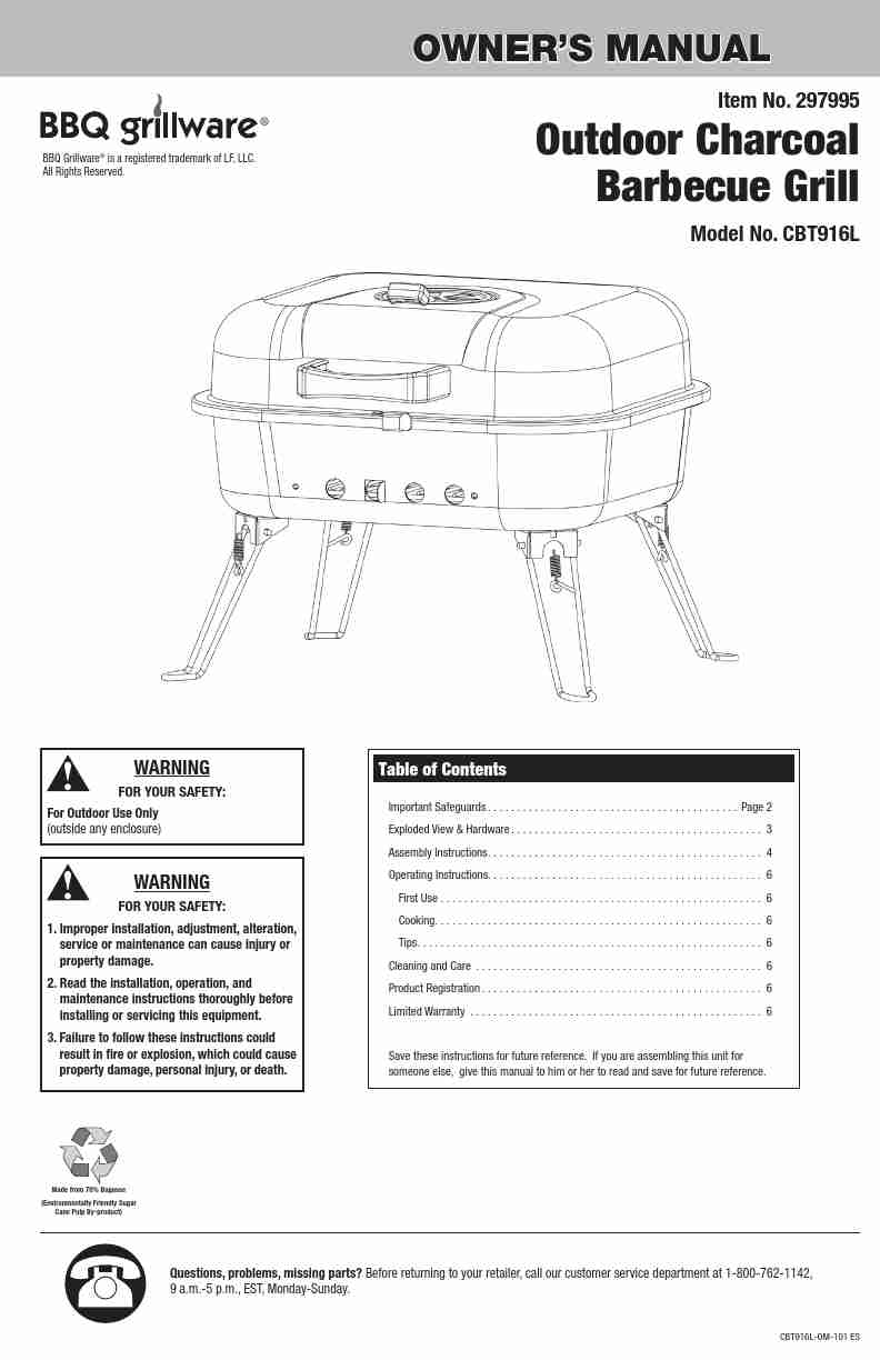 Blue Rhino Charcoal Grill CBT916L-page_pdf